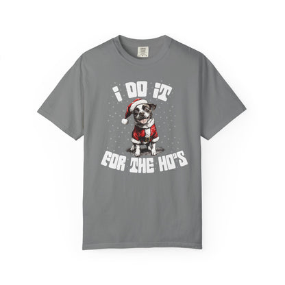 Holiday Cheer Unisex Garment-Dyed T-shirt, Christmas Gift Tee, Funny Xmas Shirt