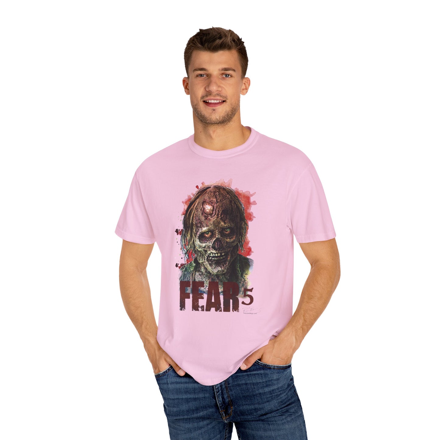 Fear 5 Zombie Garment-Dyed T-shirt
