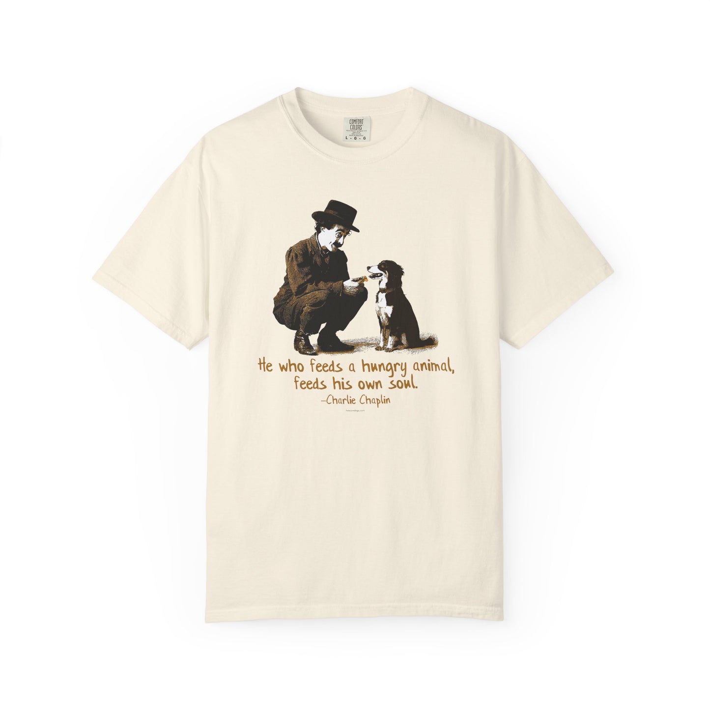 Vintage Chaplin Kindness Cowdog T-shirt