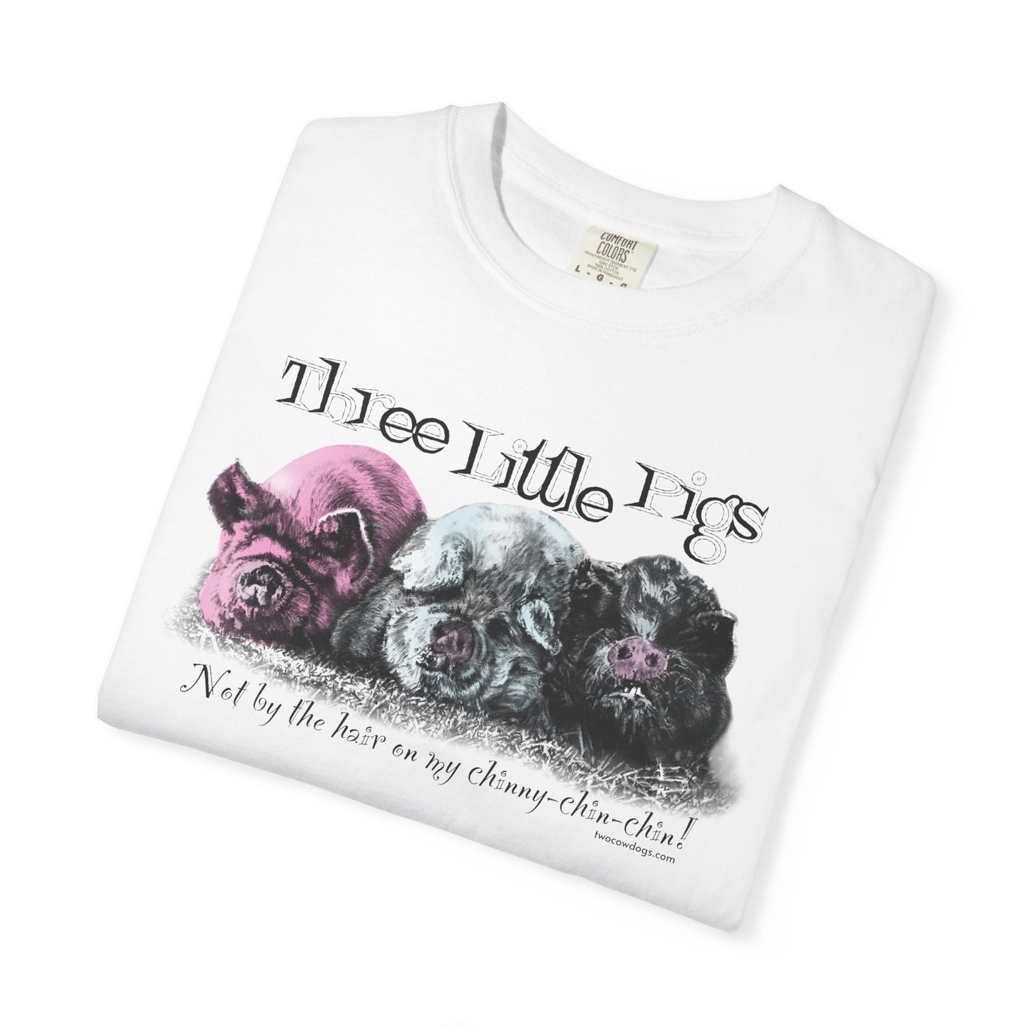 Three Little Pigs Garment-Dyed T-shirt