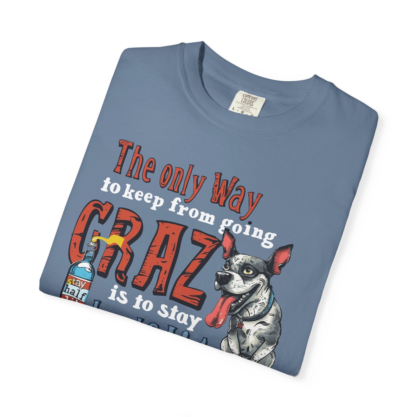 Crazy Half Lit Dog T-Shirt