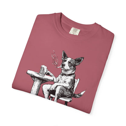 Dog Drinking Beer T-Shirt for Dog Lovers