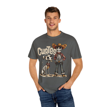 Cowboy and Cowdog Dia de los Muertos T-shirt