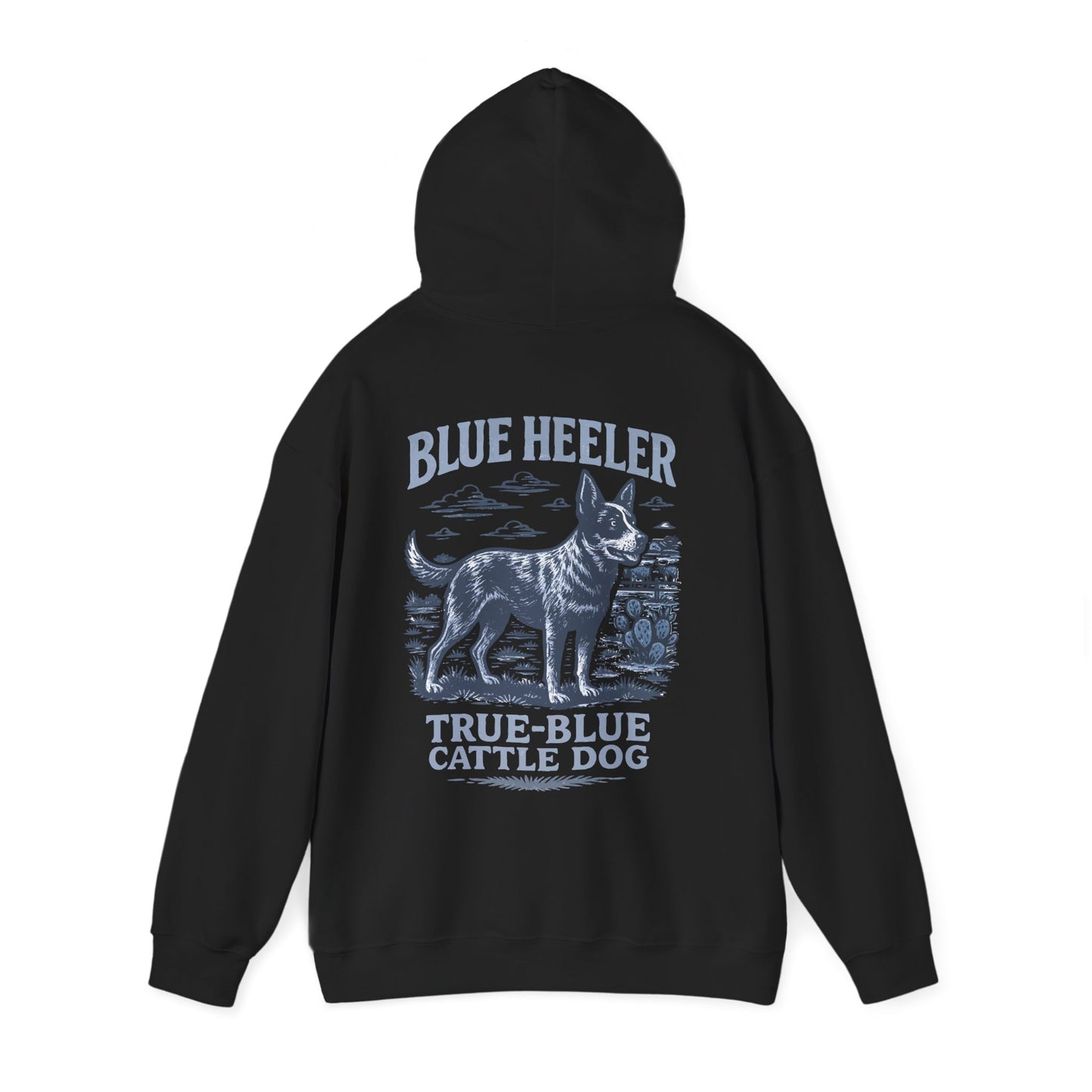 Blue Heeler Ranch Hoodie — "Built Like a Tank" Western Cattle Dog