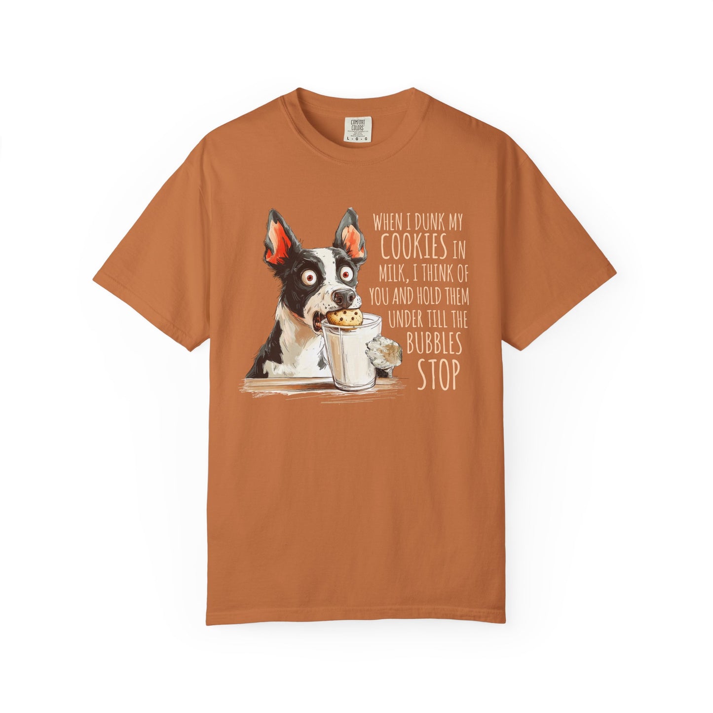 Cowdog Dipping Cookies T-Shirt - Unisex
