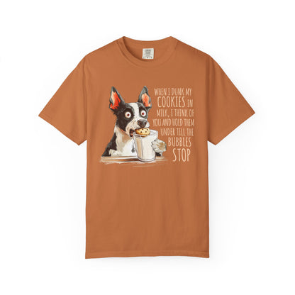 Cowdog Dipping Cookies T-Shirt - Unisex