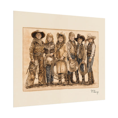 Cowgirls Archival Art Print