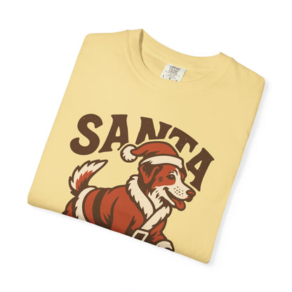Santa Paws T-shirt - Western Christmas Cowboy Tee