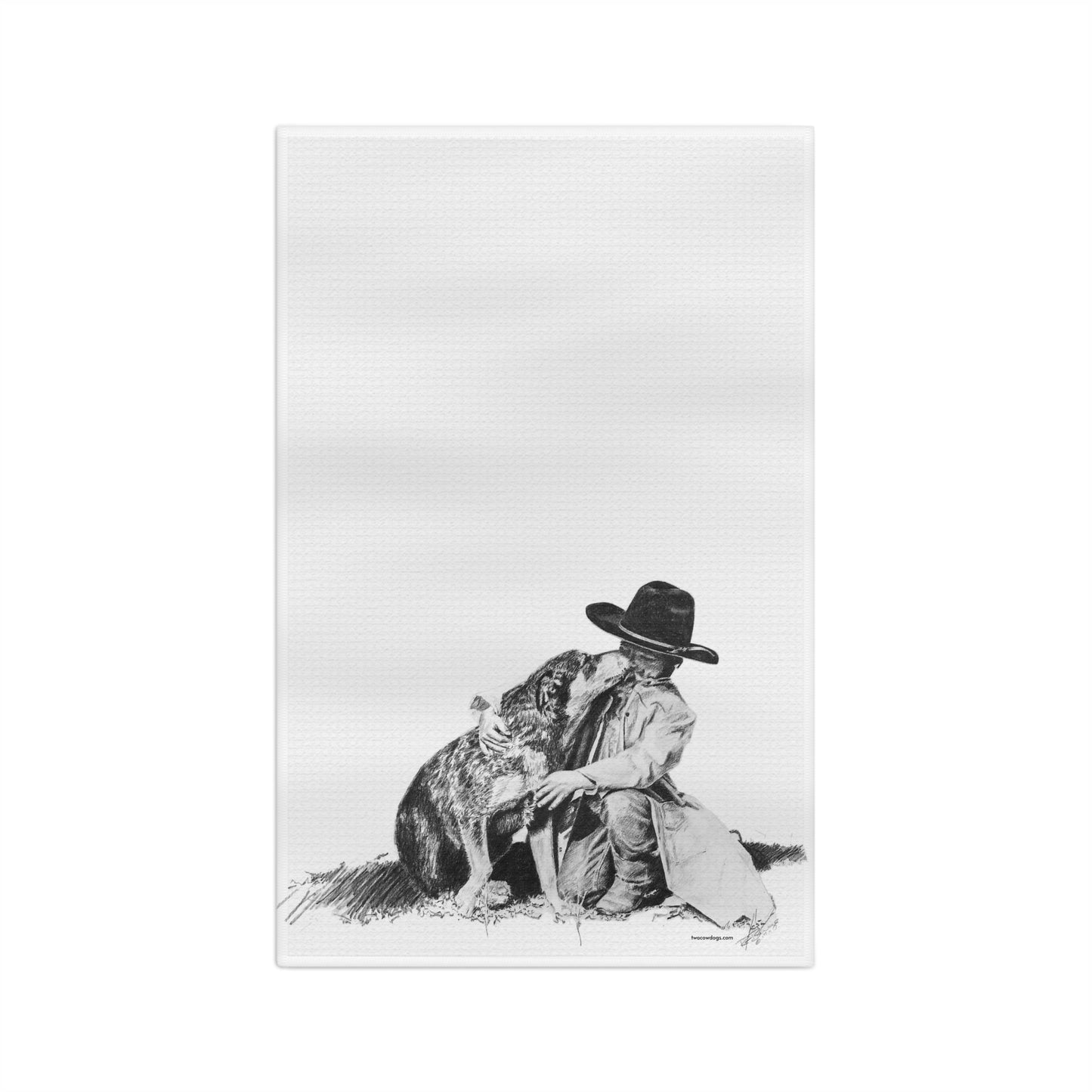 Hand Towel - Justin's Heeler Microfiber Tea Towel