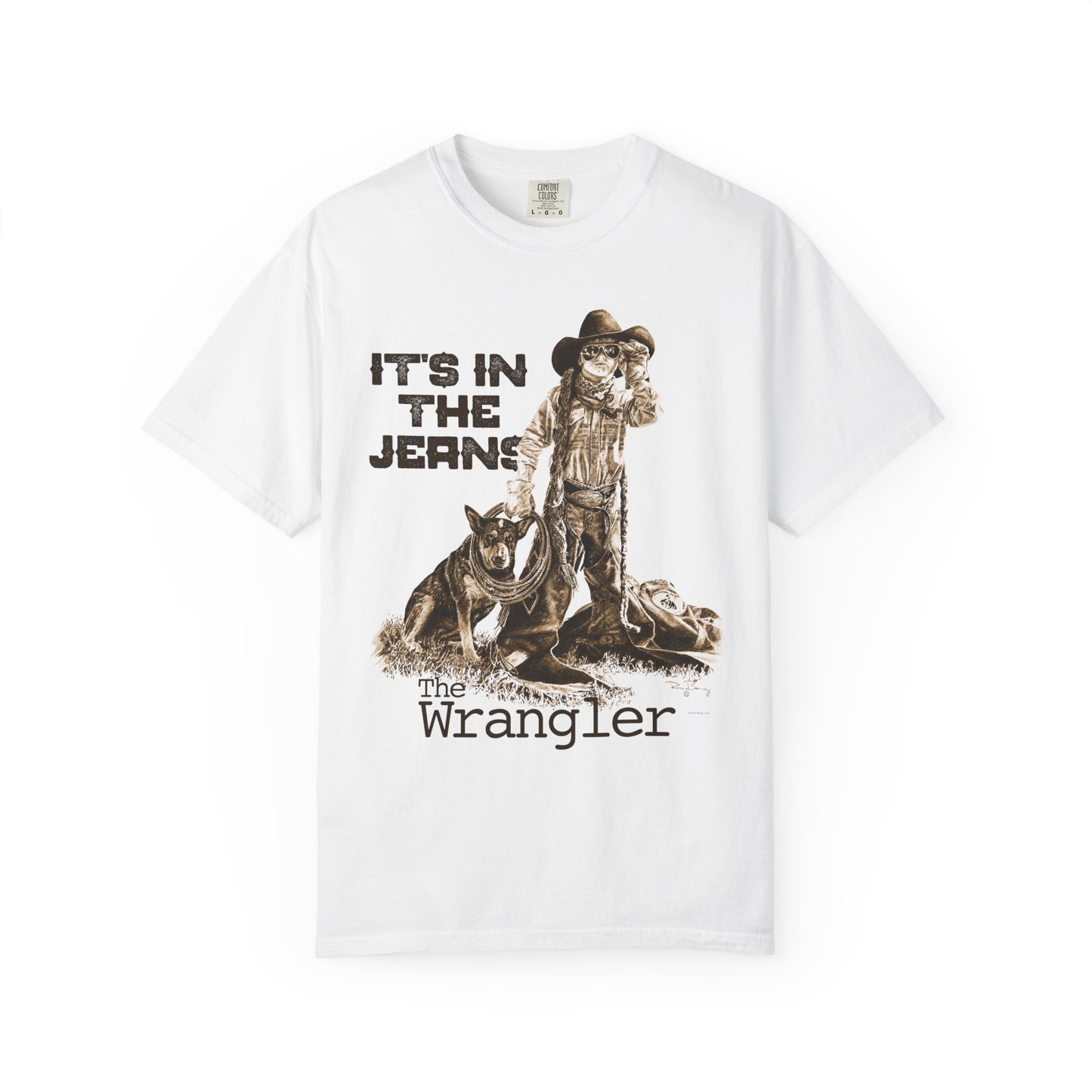 Rodeo T-shirt, It's In the Jeans, Unisex Tee, Garment-Dyed Shirt