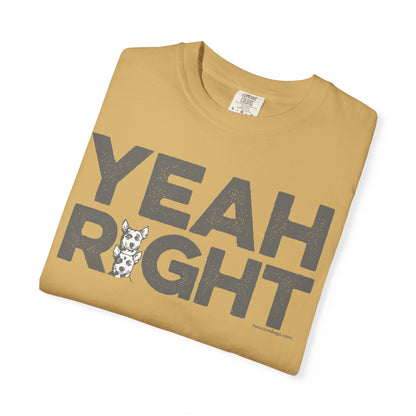 YEAH RIGHT, Garment Dyed T-Shirt