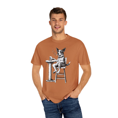 Dog Drinking Beer T-Shirt for Dog Lovers