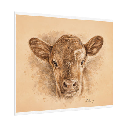 Calf Ears Rolled Print