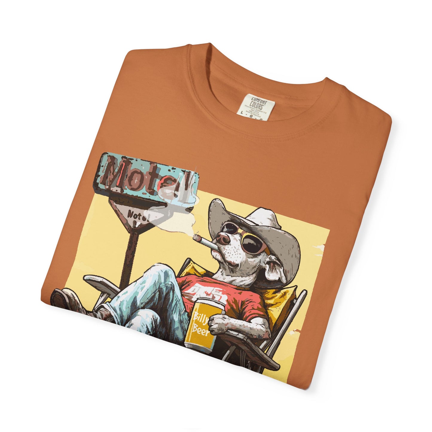 Two Pack Habit and a Motel Tan Tee Shirt