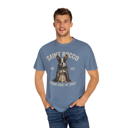Saint Rocco Unisex T-Shirt - Patron Saint of Dogs and Dog Lovers
