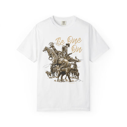 Rodeo Calf Roping, Tie-Down T-Shirt