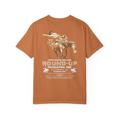 Vintage Rodeo Round-Up Pendleton T-Shirt, Front and Back