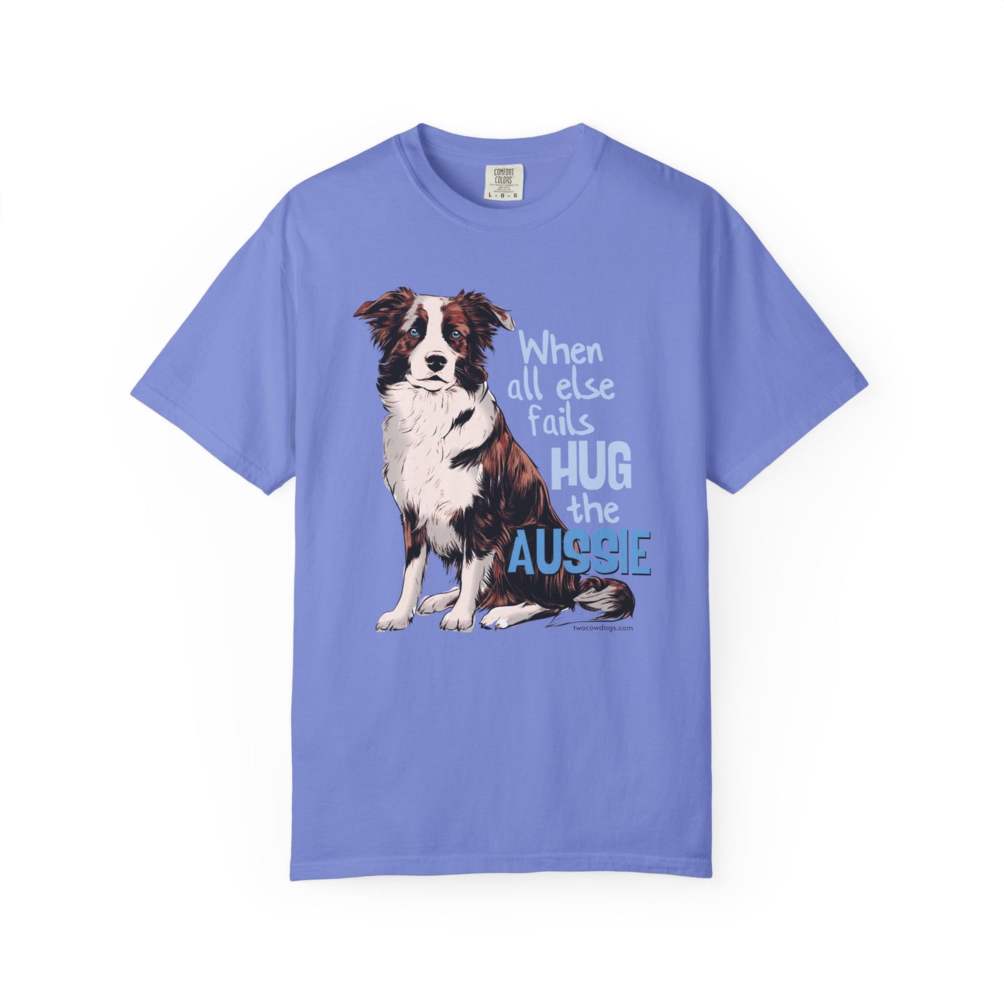 Australian Shepherd, Aussie Hug Unisex T-shirt