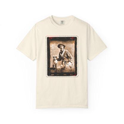Vintage Cowboy and Dog 2 Puppy Tee Shirt