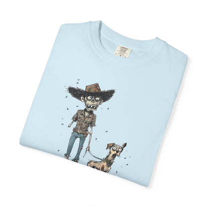 Dead on My Feet – Zombie Cowboy & Cowdog Tee