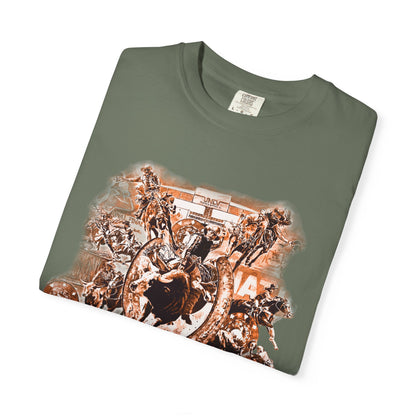 Vegas Rodeo Collage Garment Dyed T-Shirt