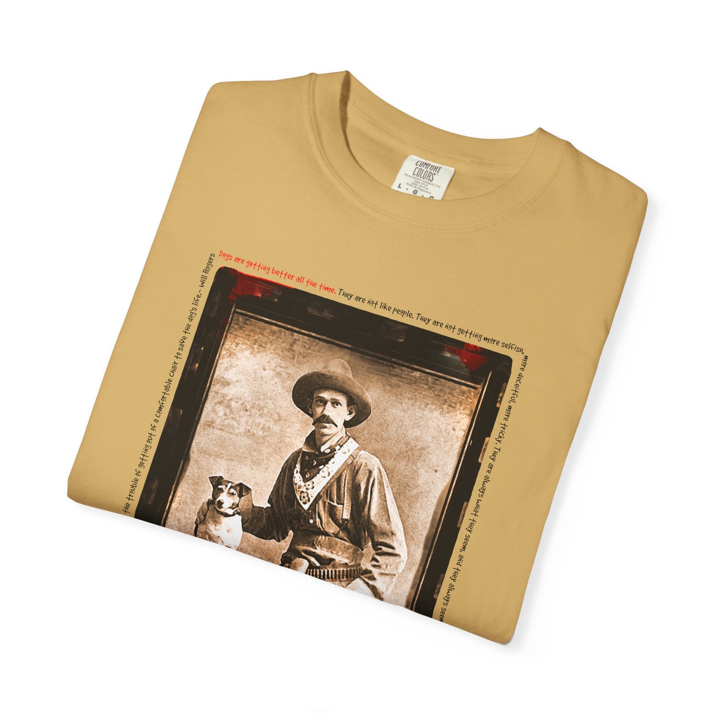 Vintage Cowboy and Dog 2 Puppy Tee Shirt