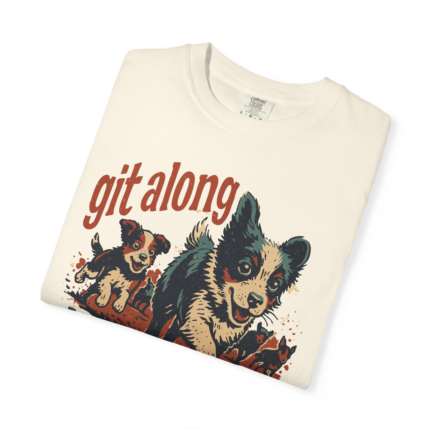 Git Along Little Dogies – Cowdog Pup TShirt