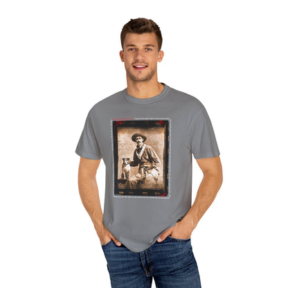Vintage Cowboy and Dog 2 Puppy Tee Shirt