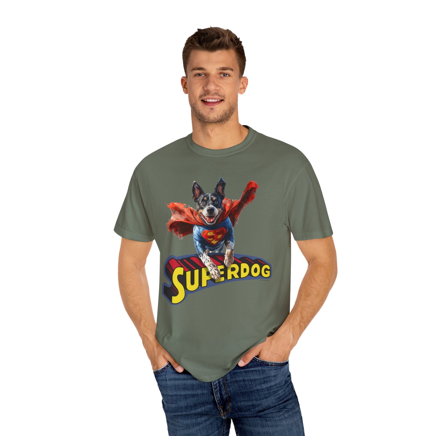 Super Dog Healer Garment-Dyed T-shirt