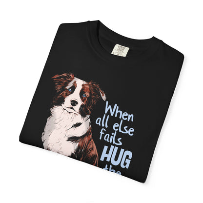 Australian Shepherd, Aussie Hug Unisex T-shirt