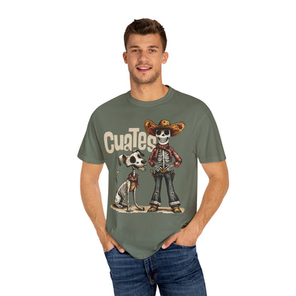 Cowboy and Cowdog Dia de los Muertos T-shirt