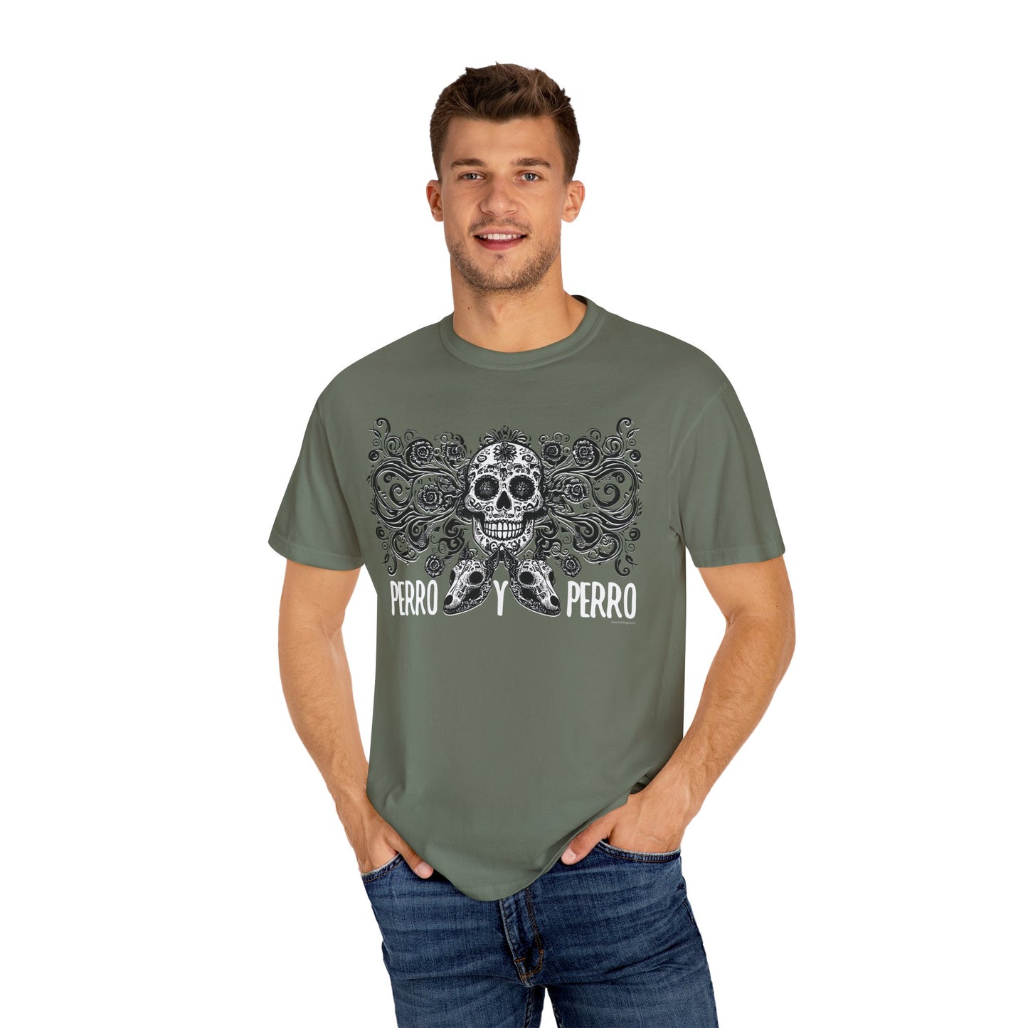 Perro y Perro T-Shirt, Dia De Los Muertos, Two Dogs