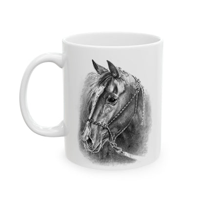 Quarter Horse "Tank"Ceramic Mug 11oz