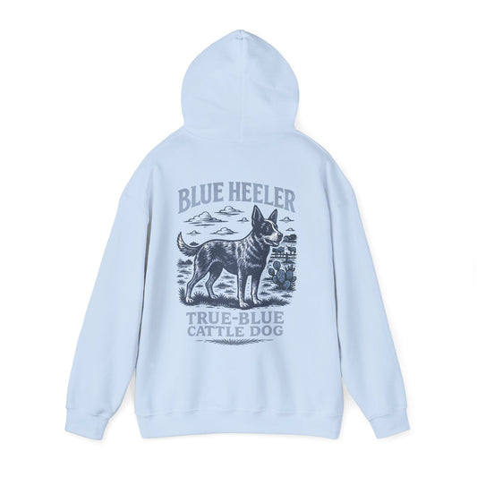 Blue Heeler Ranch Hoodie — "Built Like a Tank" Western Cattle Dog