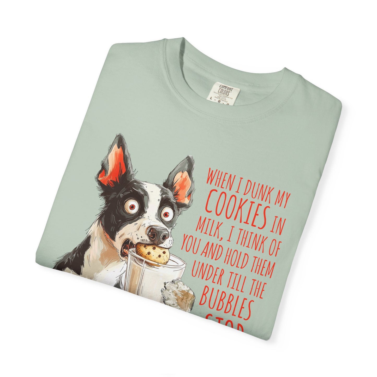 Cowdog Dipping Cookies T-Shirt - Unisex