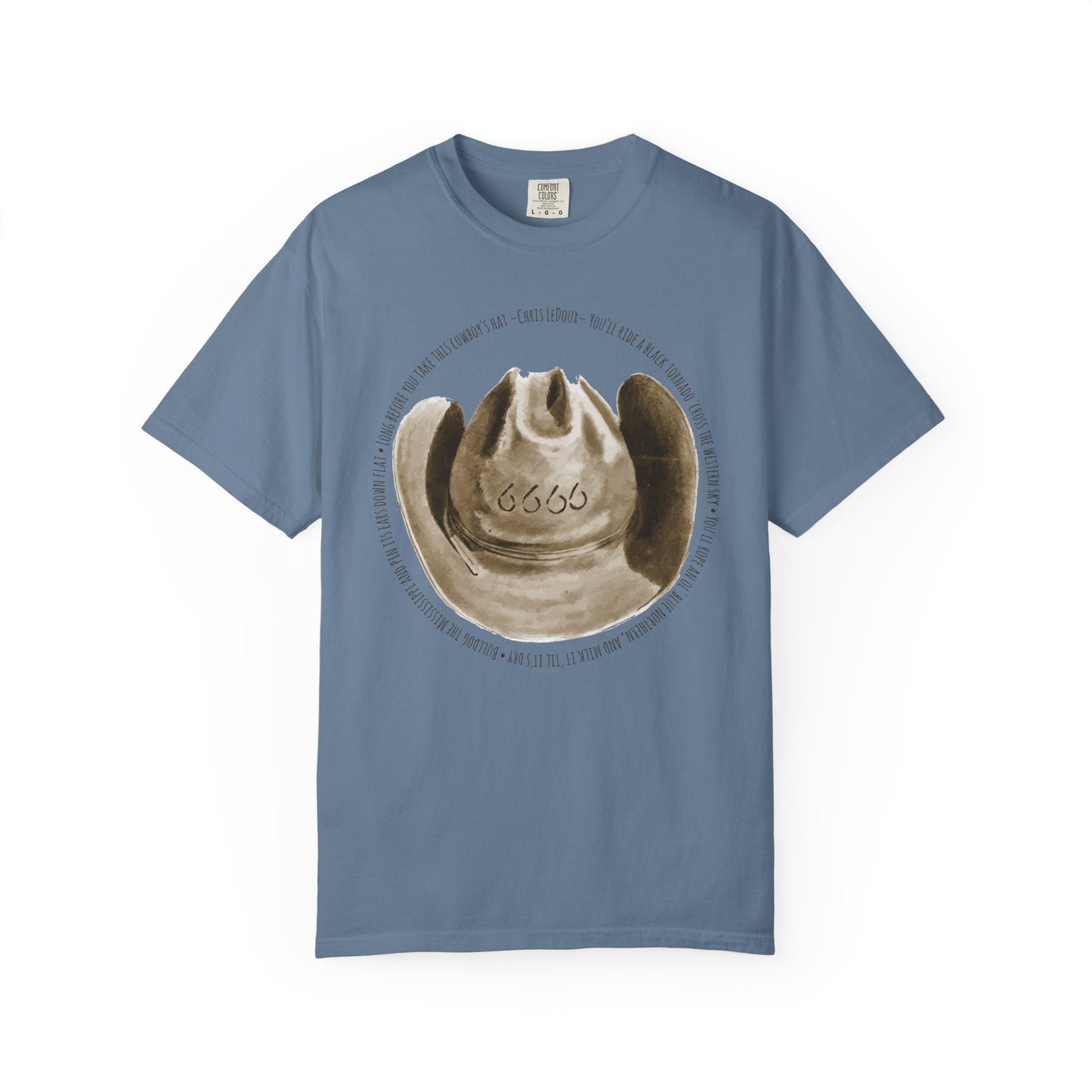 Unisex T-Shirt 6666 Cowboy Hat Design