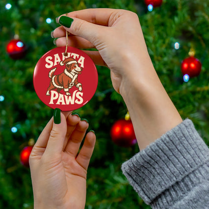 Santa Paws Ornament