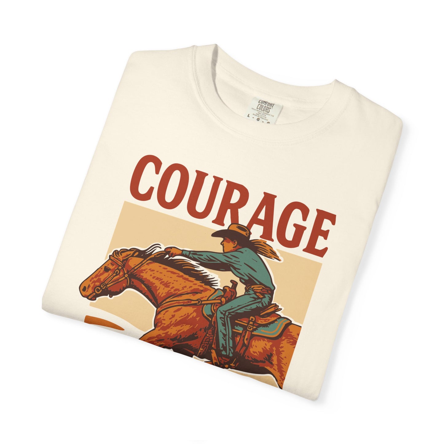 Barrel Racing Courage Graphic T-Shirt
