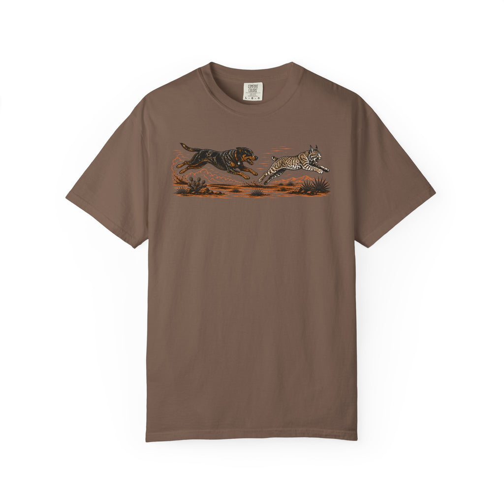 Cur with Bobcat T-Shirt