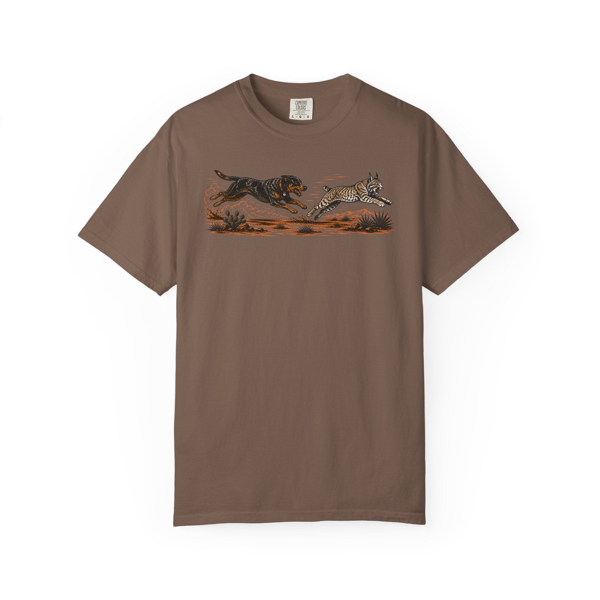 Cur with Bobcat T-Shirt