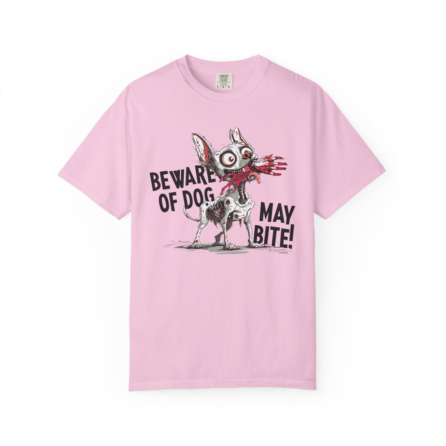 Beware of Dog Unisex T-Shirt, Super-Soft Garment-Dyed Tee