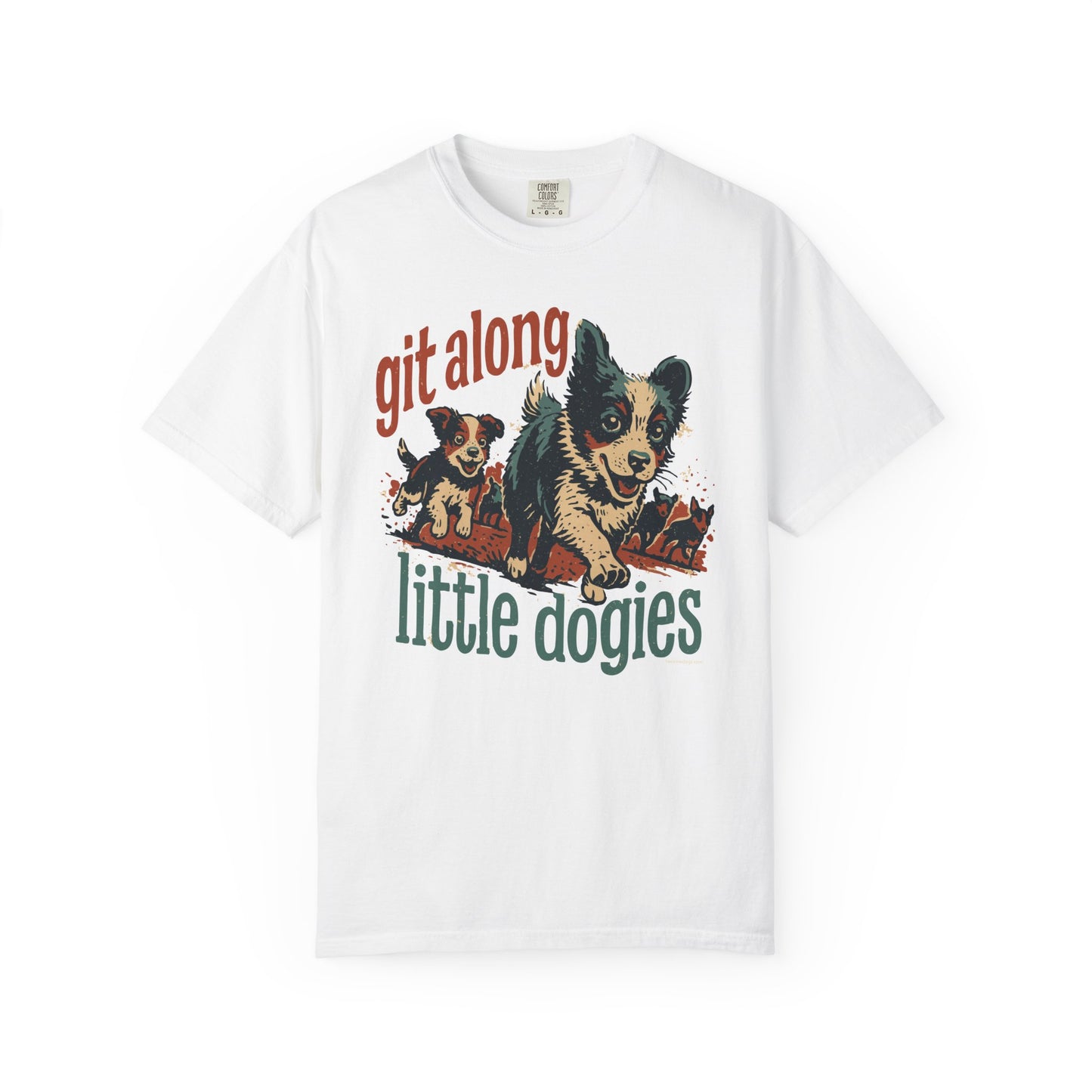 Git Along Little Dogies – Cowdog Pup TShirt