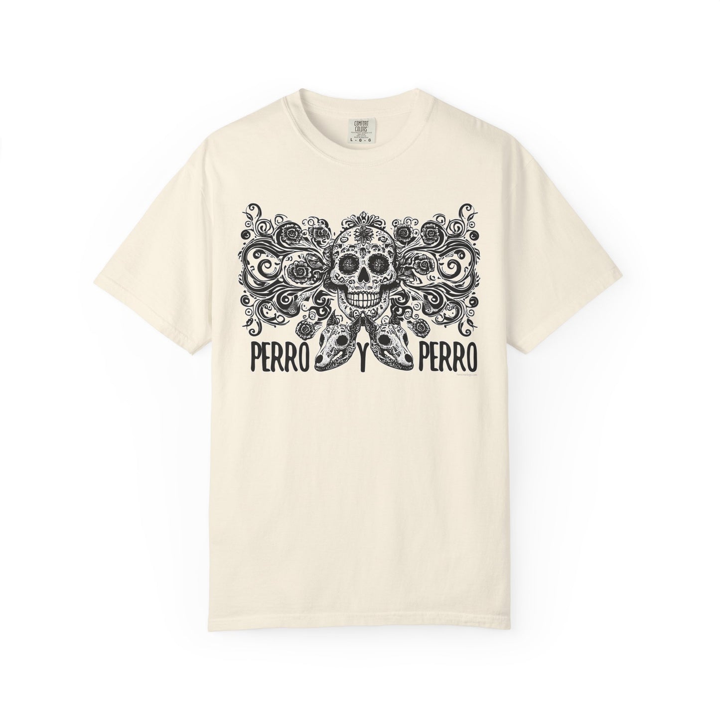 Perro y Perro T-Shirt, Dia De Los Muertos, Two Dogs