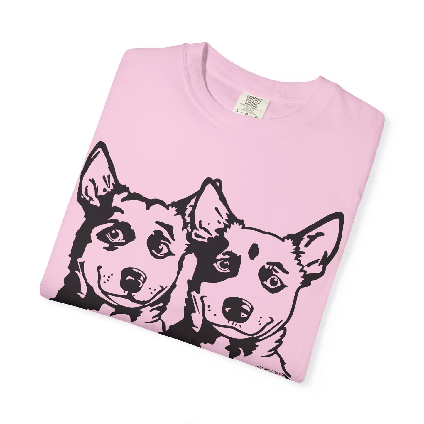 Cartoon Cowdogs Tshirt - Unisex Garment-Dyed