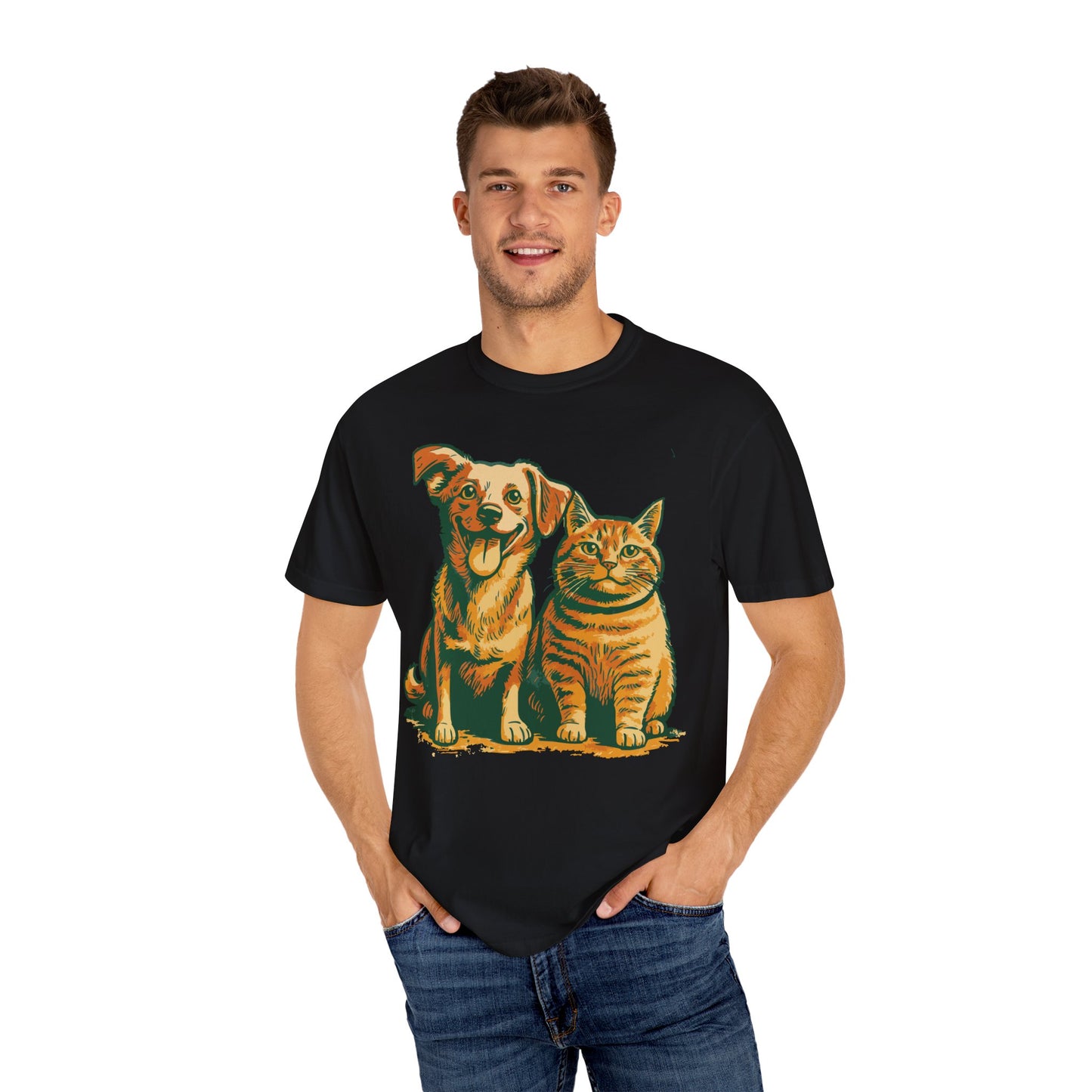 Odie and His Fat Cat Super-Soft Ranch Buddies TShirt