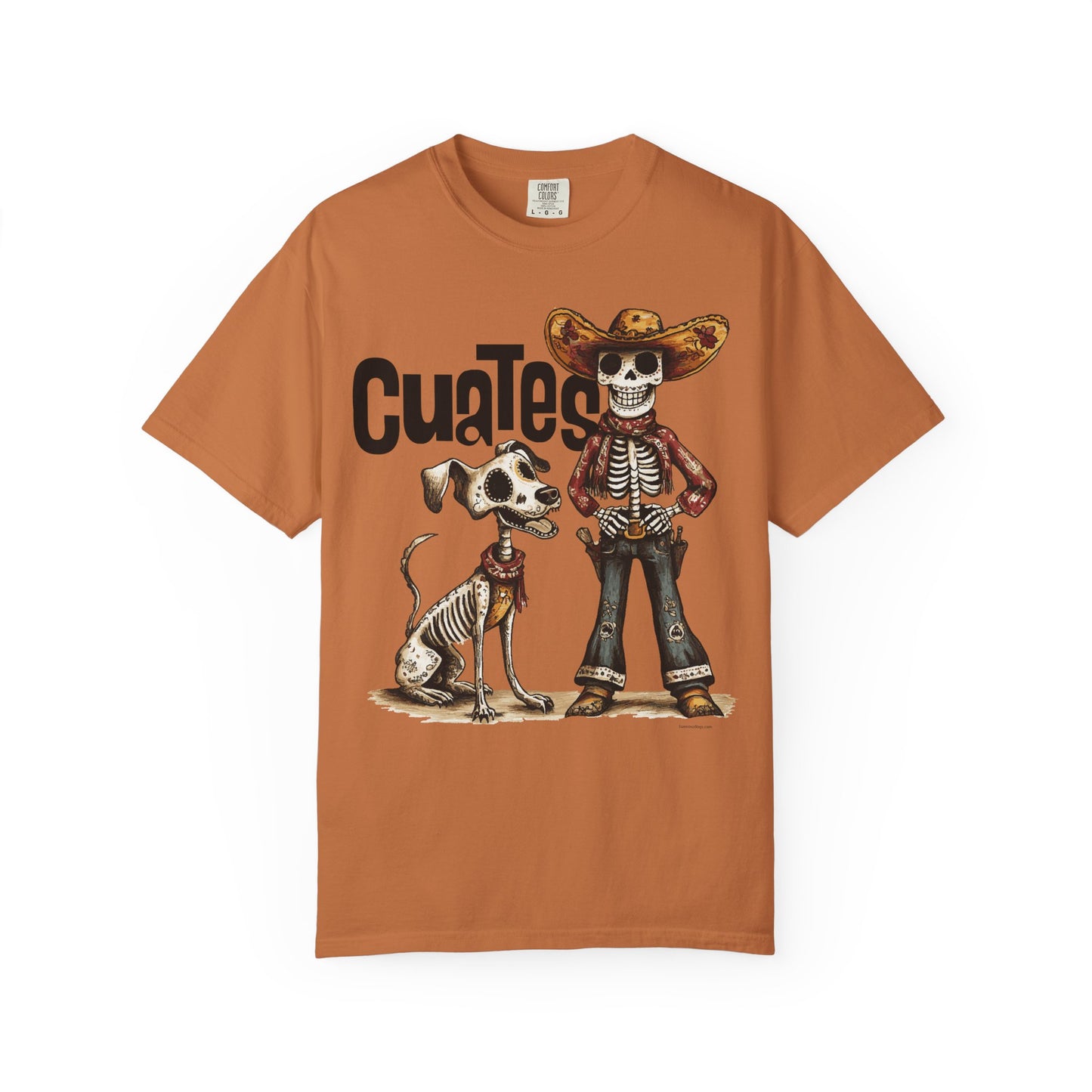 Cowboy and Cowdog Dia de los Muertos T-shirt