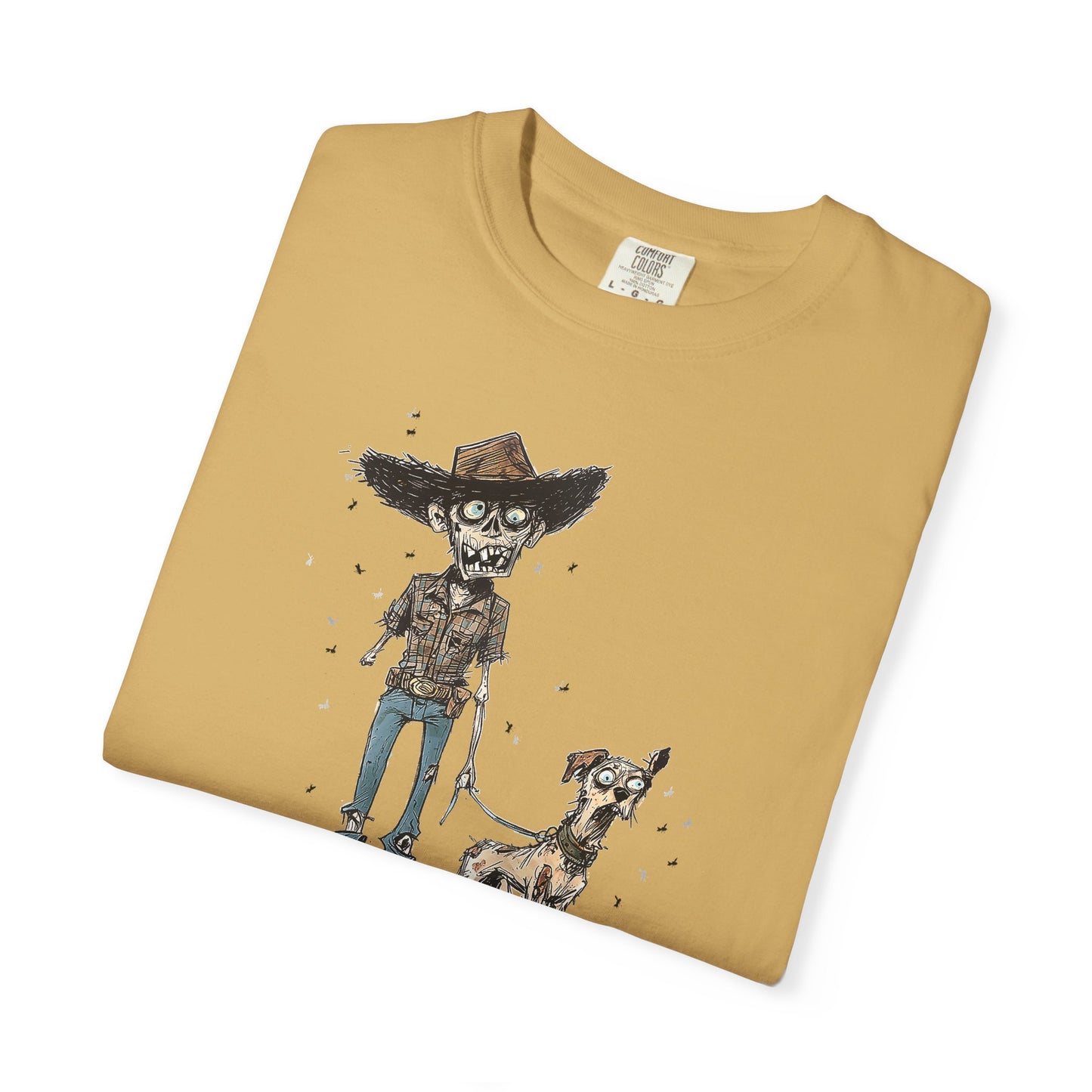 Dead on My Feet – Zombie Cowboy & Cowdog Tee