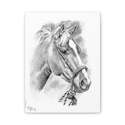 Stretched Canvas Vaquero Horse