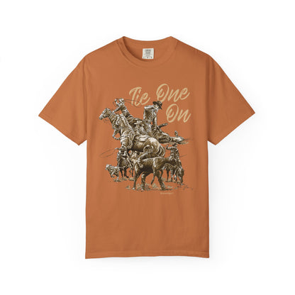 Rodeo Calf Roping, Tie-Down T-Shirt