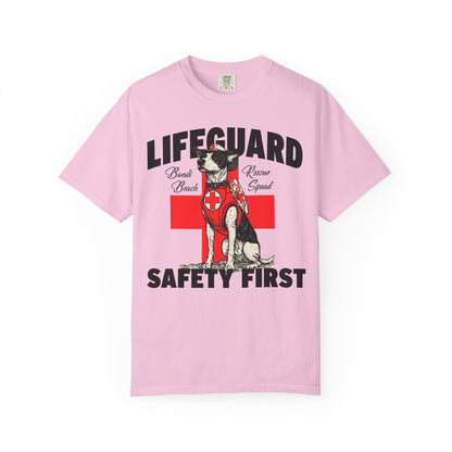 Lifeguard Dog Bondi Beach Garment-Dyed T-Shirt